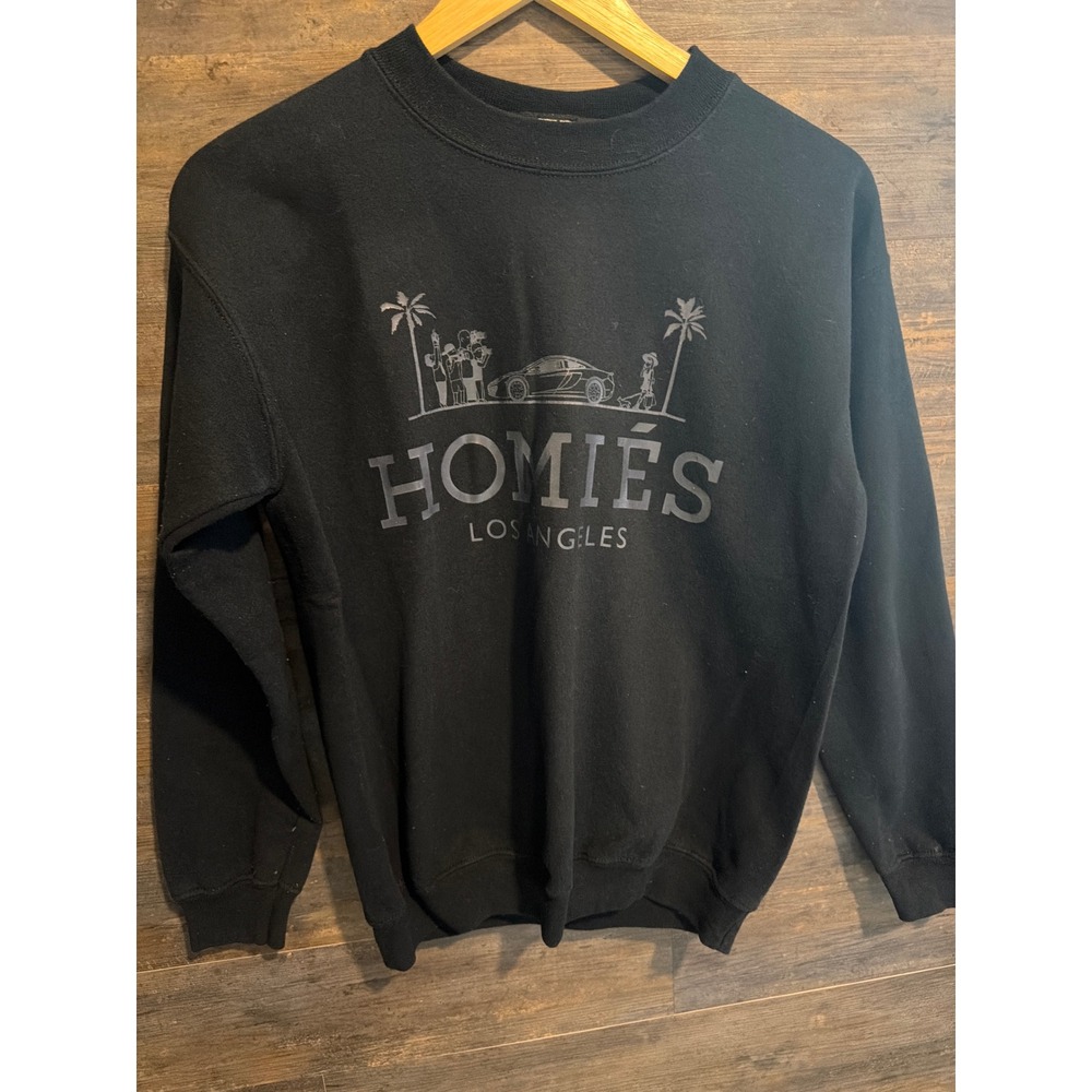 Brian Lichtenberg BLTEE Homies Los Angeles Sweatshirt Black XS Crewneck